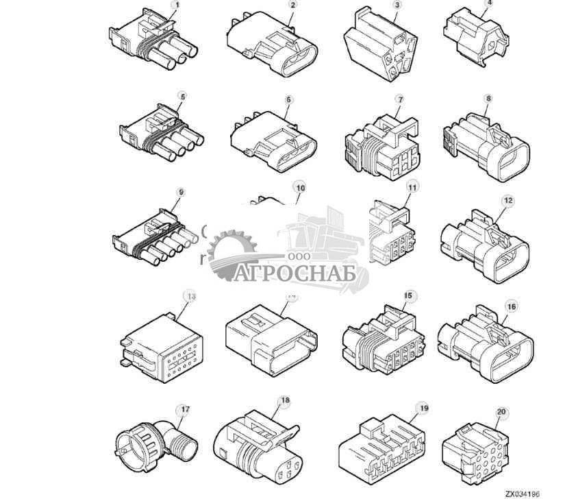 Аксессуары жгута проводов 